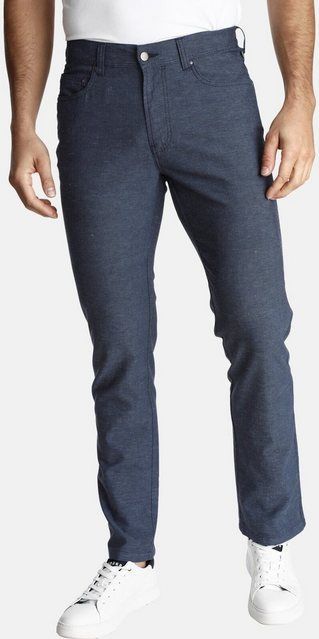 Charles Colby 5-Pocket-Hose BARON WESLEY kühlender Baumwoll-Leinen-Mix