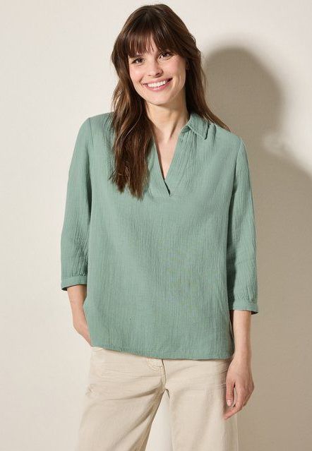 Cecil Klassische Bluse mit 3/4 Ärmeln