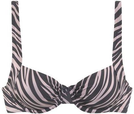 LASCANA Bügel-Bikini-Top Kaa, im Animal-Design