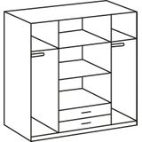 Wimex Kleiderschrank Cork, mit oder ohne Spiegel, rustikaler Look im Industrial Design wahlweise in 135cm oder 180cm breit, 58cm tief, 199cm hoch