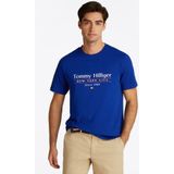 Tommy Hilfiger T-Shirt HILFIGER CENTER STACK TEE mit großem Schriftprint