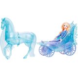 Mattel® Anziehpuppe Disney Die Eiskönigin Elsa mit Kleid und Nokk mit Abenteuer-Kutsche
