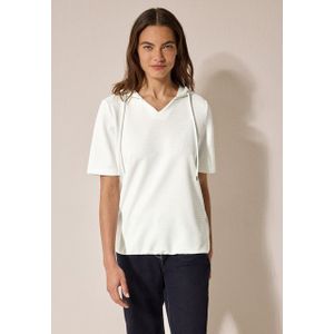 CECIL Kapuzenshirt aus softem Materialmix