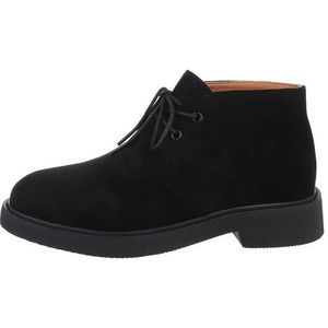 Coolwalk Herren Schnürschuhe Freizeit Stiefelette (85255724) Blockabsatz Boots in Schwarz