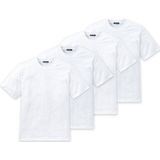 Schiesser T-Shirt Herren T-Shirt 4er Pack Baumwolle American T-Shirt (Packung, 4er Pack)
