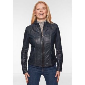 7eleven Lederjacke SEAMERA (1-St) mit Ziernähten