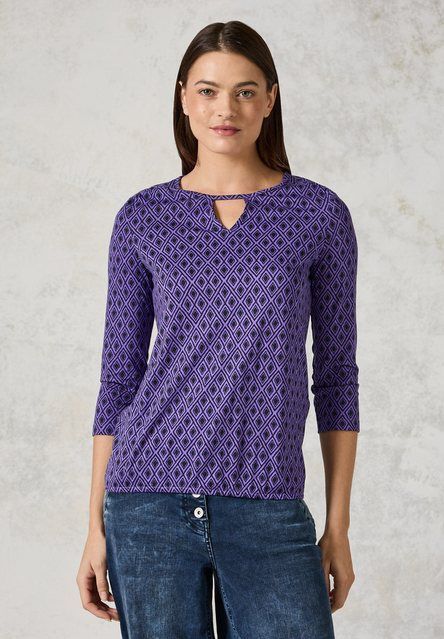 CECIL Print-Shirt mit grafischem Muster
