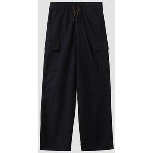 s.Oliver Stoffhose Baggy-Hose in Leinen-Optik im Relaxed Fit