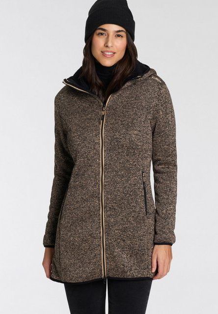 CMP Strickmantel Parka Fix Hood
