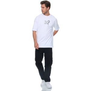 Denim Distriqt Cargohose Herren Baggy- Fit Cargo Jeans Freizeithose Einfarbig Loose