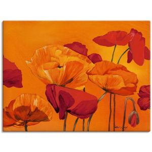 Artland Wandbild Mohnblume, Blumen (1 St), als Leinwandbild, Poster in verschied. Größen