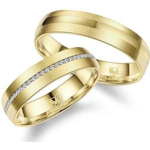 MARRYA Partnerring Edelstahl Ringe Trauringe Eheringe Partnerringe