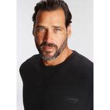 Man's World Sweatshirt Langarm, Basic-Stil, unifarben, Rundhalsausschnitt
