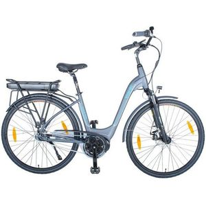 smartEC E-Bike Cityrad E-Citybike CitX-7NS E-Bike 28 Zoll, 7 Gang Shimano Schaltwerk, Nabenschaltung, Mittelmotor, 540.00 Wh, (1 Paket, 6 tlg., Akku mit Ladegerät), Unterstützung 25 km/h Rücktrittbremse 100km Reichweite Anfahrhilfe