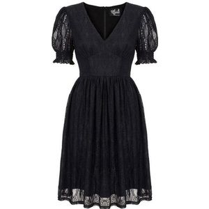 Hell Bunny A-Linien-Kleid Mortem Mini Dress Retro Vintage Spitze Lace Dress