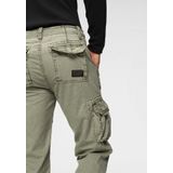 Alpha Industries Cargohose Jet Pant mit seitlichen Cargotaschen und Kordelzug am Beinabschluss