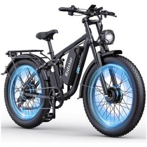 DOTMALL E-Bike Mountainbike E26Pro Elektrofahrrad 26 Zoll Doppelter Motor, 48V 23Ah