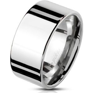 BUNGSA Fingerring Ring breit silber aus Edelstahl Herren (Ring, 1-tlg), Männer