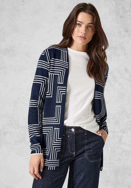 CECIL Strickjacke im soften Baumwoll-Mix
