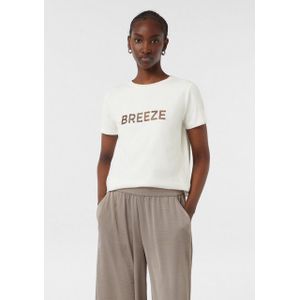 Comma Kurzarmshirt Jersey-T-Shirt mit Artwork Artwork