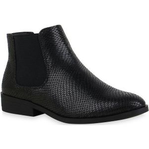 VAN HILL 835613 Chelseaboots im Basic-Look in hochwertiger Wildlederoptik