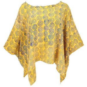 Guru-Shop Longbluse Weites Boho plus size Blusentop mit.. alternative Bekleidung