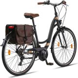 Licorne Bike Cityrad Licorne Bike Stella Plus Premium City Bike in Zoll Aluminium Fahrrad