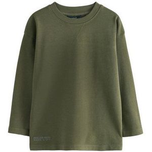 Next Langarmshirt Langärmliges, schweres, gewaschenes T-Shirt (1-tlg)