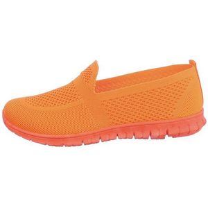 Ital-Design Damen Low-Top Freizeit Slipper (82285437) Flach Sneakers Low in Orange