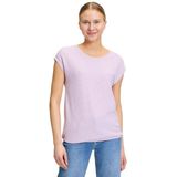 Betty&Co Kurzarmshirt Betty & Co Casual-Shirt mit Struktur (1-tlg) Material
