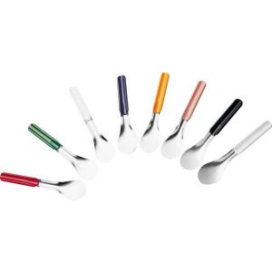 PINTINOX Eislöffel Pinti Gelateria Professional (4 Stück), aus Edelstahl mit Kunststoffgriff, für Eis, Desserts, Joghurt