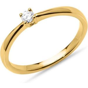 Unique Verlobungsring Filigraner Verlobungsring Diamant 0,1 ct. VR0132 (Größe: 60mm)