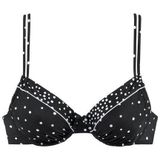 LASCANA Bügel-Bikini-Top Leona, mit Pünktchenprint