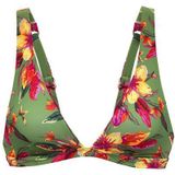 LASCANA Triangel-Bikini-Top Malia, mit tropischem Print