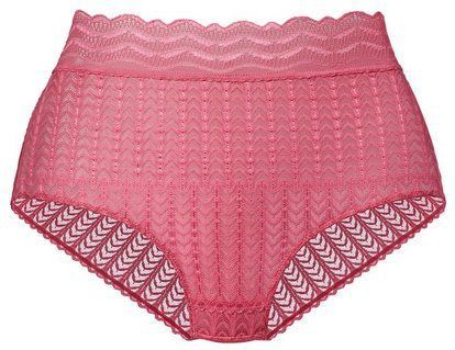s.Oliver High-Waist-Slip aus graphischer Spitze in transparenter Optik