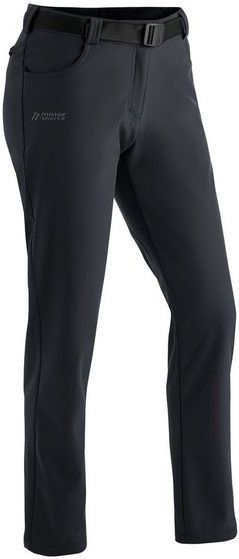 Maier Sports Funktionshose Perlit W warme Damen Softshellhose, Winter Outdoorhose, winddicht, Regular Fit