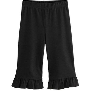 Next Palazzohose Weite, strukturierte Hose mit Rüschensaum (1-tlg)