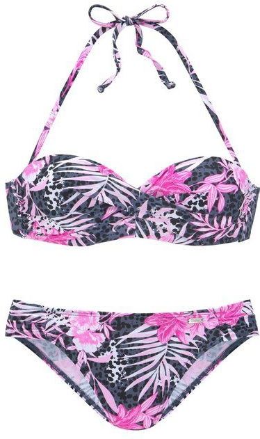 Buffalo Bügel-Bandeau-Bikini im Mustermix