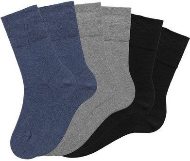 H.I.S Socken (Packung, 6-Paar) mit Komfortbund auch für Diabetiker geeignet