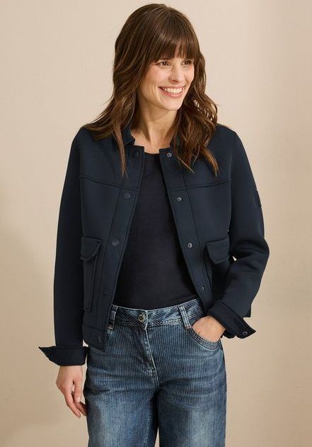 Cecil Kurzjacke aus elastischem Materialmix