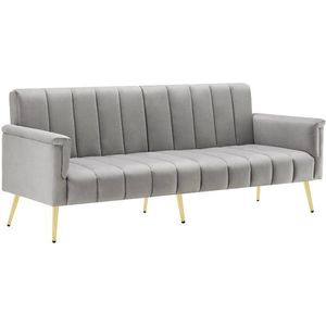 MODFU Schlafsofa Funktionsbett,Samtstoff,klappbares Schlafsofa, Vielseitiges Samt Schlafsofa mit verstellbarer Rückenlehne und Armlehnen, für 2 Personen, multifunktional mit Schlaf-Funktion, mit Relaxfunktion