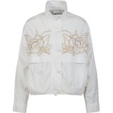 Sportalm Kitzbühel Blouson mit aufwendiger, floraler Stickerei im Vorderteil