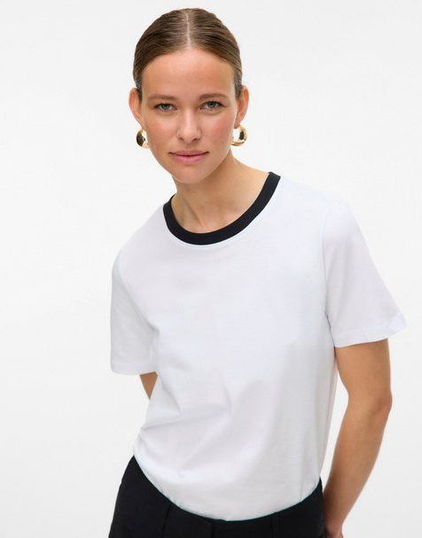 Vero Moda Kurzarmshirt VMPAULINA SS T-SHIRT GA JRS NOOS