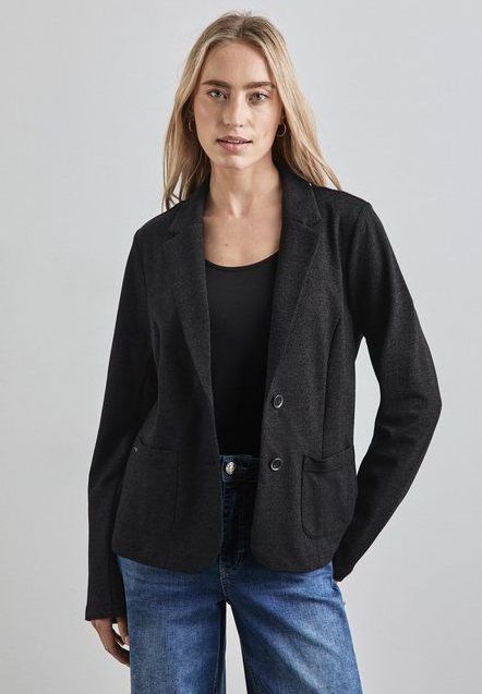 STREET ONE Kurzblazer aus stretchigem Viskosematerial