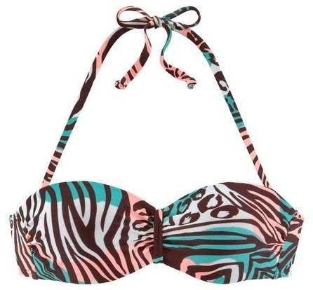 Venice Beach Bügel-Bandeau-Bikini-Top Maia, mit trendigem Tierdruck