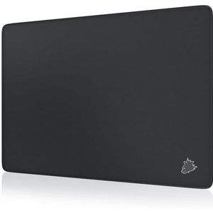 Titanwolf Gaming Mauspad Speed Mousepad 350 x 250 x 3 mm, Tischunterlage, strapazierfähig, rutschfest, abwaschbar, Geschwindigkeit & Präzision, Wolfsmotiv klein