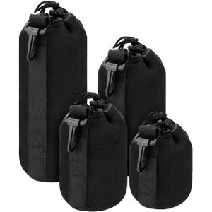 Belle Vous Dekoobjekt Belle Vous 4 tlg Schwarzes Objektiv Tasche Set - Wasserabweisende (1 St)