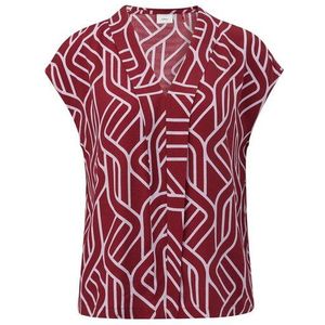 s.Oliver BLACK LABEL Kurzarmbluse mit Allover-Print