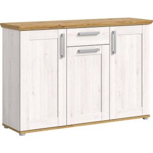 Home affaire Kommode COSENZA, TOPSELLER!, Breite 137 cm, 3 Türen, 1 Schubkasten, in Landhausoptik, Anrichte, Schrank, Sideboard
