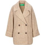 United Colors of Benetton Wintermantel zweifarbig gemustert
